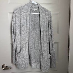 Buckle FITZ+EDDI Speckled Grey Cardigan Women's Size Small